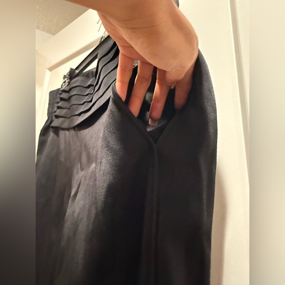 Alexander Wang Black Pleated High-Waist Trousers Pants Size 8 - Picture 5 of 14
